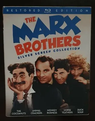 The Marx Brothers Silver Screen Collection - Blu-ray 5 Film Set W/ Booklet • £26