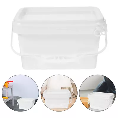  2pcs Painting Bucket Paint Can Paint Storage Bucket Oil Paint Bucket With Lid • £13.78