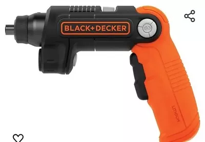 BLACK DECKER 4V MAX Cordless Screwdriver With LED Light (BDCSFL20C) BlackDecker • $24.99