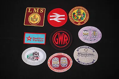 Train - Railway Iron / Sew On Patches - 22 Different To Choose From • £2