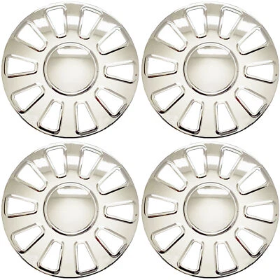 $78.38 • Buy Set Of 4 Hubcaps Fits 2006-2011 Ford Crown Victoria 17  Inch CHROME Wheel Covers