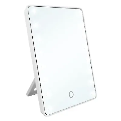 16 LED Touch Screen Makeup Mirror Tabletop Cosmetic Vanity Light Up Mirror UK • £9.99