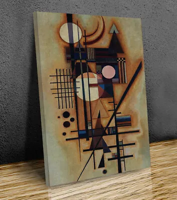 Wassily Kandinsky Hard In Soft Canvas Print Art Framed Or Print Only • £6.99