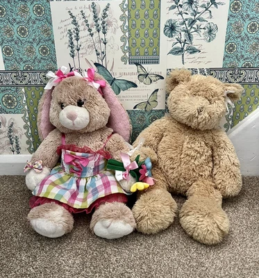 £9.95 • Buy Build A Bear Rabbit & Bear Factory Bear