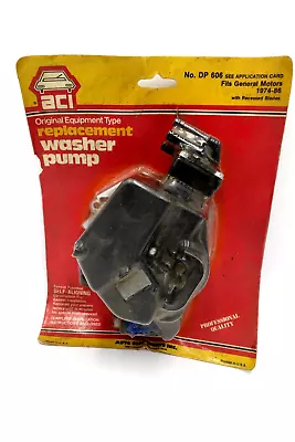Vintage ACI Windshield Washer Fluid Pump For GM 1974-1986 Recessed Blade Vehicle • $39.99