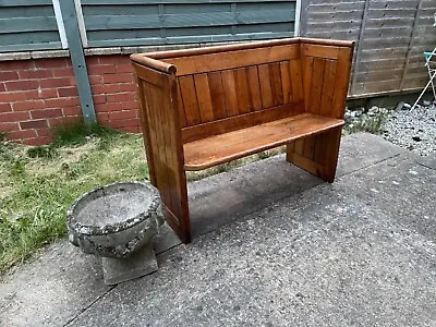 £600 • Buy Atique Pitch Pine Two Seater Church Pew
