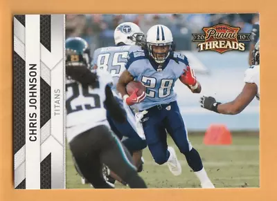 Chris Johnson Tennessee Titans 2010 Panini Threads #143 East Carolina 13S • $2