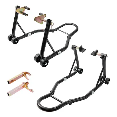 VEVOR Motorcycle Front & Rear Stand Lift 850 Lbs Spoolift Paddock Swingarm Arm • $65.99