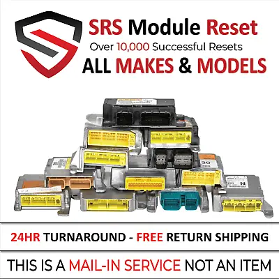 For Ford SRS Module Reset Service - Guaranteed Or Your Money Back • $37.99