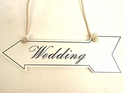 £4.99 • Buy Wedding Arrow Sign
