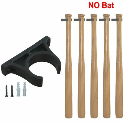 5×Mini-Single Bat Rack Vertical Display Rack Wall Hanger Nylon Clip W/Screw • $9.11