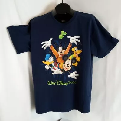 Vintage '90s Disney World Graphic Double-sided Mickey Mouse  T Shirt Mens (l) • $25