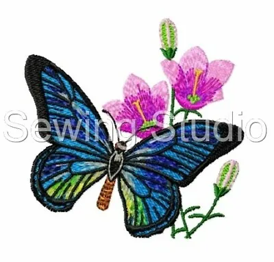£7 • Buy Butterflies & Flowers Designs - Machine Embroidery Designs On Cd Or Usb