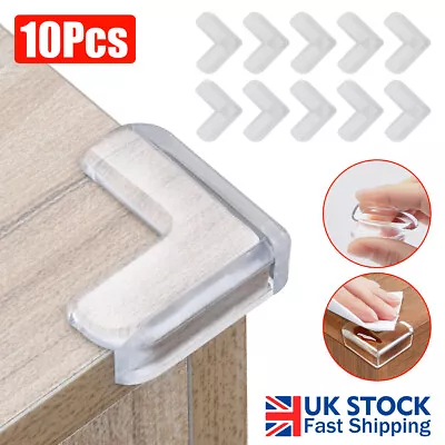 10x Safety Corner Protectors Cushion For Baby Kid Edge Safety Table Guard Bumper • £5.88