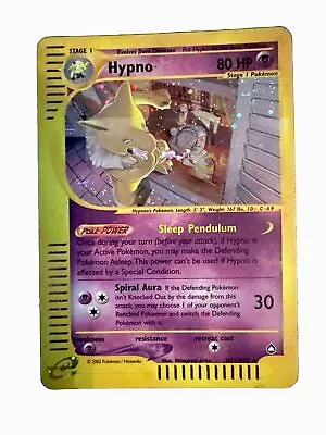 Pokemon Hypno H12/H32 Aquapolis Holo Rare • $1.25