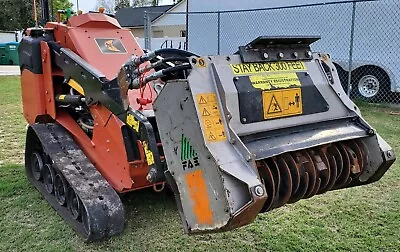 Toro Mini Skid Steer Cat 305 306 Excavator FAE Forestry Mulcher Head  Attachment • $21599.99