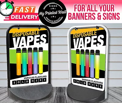 $180.73 • Buy Vape Aboard Pavement Sign, Vaping, Eco Swinger, Shop SIgn, Shop Display