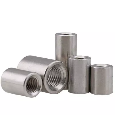 £3.06 • Buy M6 M8 M10 M12 Threaded Sleeve Bar Stud Round Connector Long Nut A2 Stainless