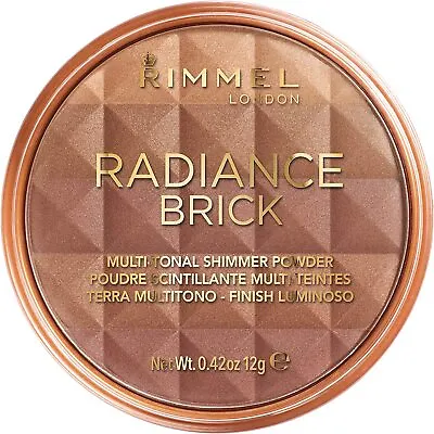 £3.95 • Buy Rimmel Radiance Brick Bronzing Pressed Powder New Soft Shimmer Effect - 003 Dark