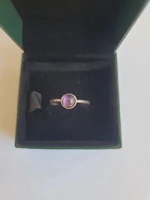 $44 • Buy Pandora Purple Droplet Ring 190983a Size 54