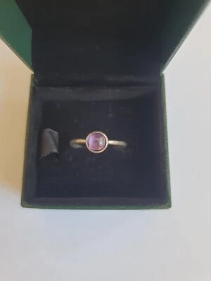$44 • Buy Pandora Purple Droplet Ring 190983a Size 54