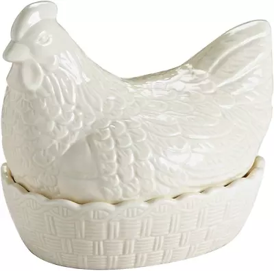 Mason Cash Cream Hen Nest Egg Storage • £32.44