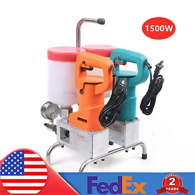 Electric Epoxy / Polyurethane Foam Injection Pump Grouting Steel Machine 1500W • $391.40