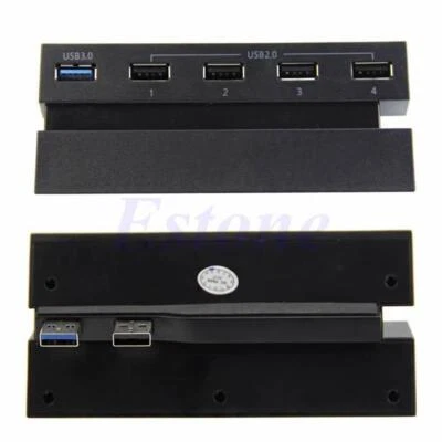 $13.02 • Buy Gaming Console Hub 4 USB 2.0 & 1 USB 3.0 Port Hub Splitter For PS4 Controller