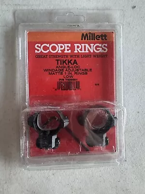 Millett Scope Ring 1  Tikka Low Matte TK00001 (NEW) • $45