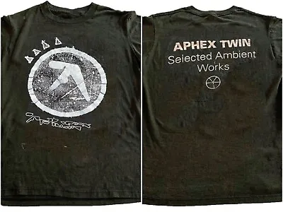 Aphex Twin Rock Tour 2 Sided Vintage Y2K Graphic 100% Cotton Shirt • $24.99