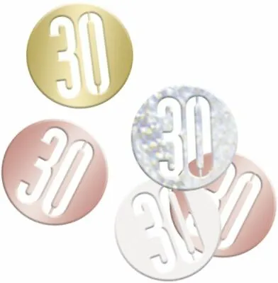 £2.25 • Buy Rose Gold Glitz Table Confetti, Happy Birthday And All Ages Party Sprinkles