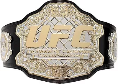 UFC ULTIMATE FIGHTING CHAMPIONSHIP TITLE REPLICA BELT 2MM Brass Dual Plate Adult • $123.99