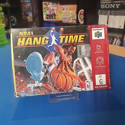 NBA HangTime - N64 - Boxed - Tested & Working - PAL - CIB • $81.99