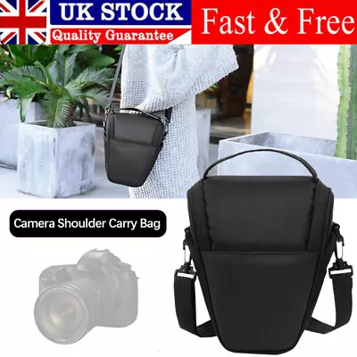 For Nikon CoolPix P900 / P950 Waterproof Camera Shoulder Carry Bag Case --Black • £11.69