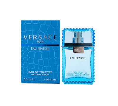 Versace Man Eau Fraiche By Gianni Versace 1 Oz EDT Cologne For Men New In Box • $26.80