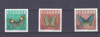 Ecuador 1964 Mnh Butterflies Set See • $2.25