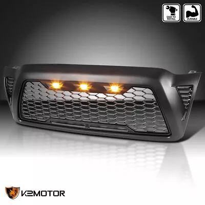 Fits 2005-2011 Toyota Tacoma Mesh Style Front Hood Grille W/ LED Lights 05-11 • $67.38