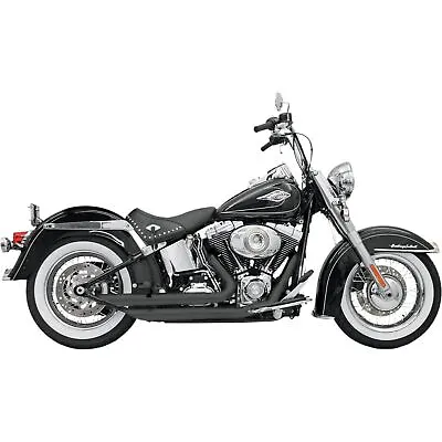 Bassani Manufacturing FireFlight Exhaust - Black - Softail 12123B • $824.95