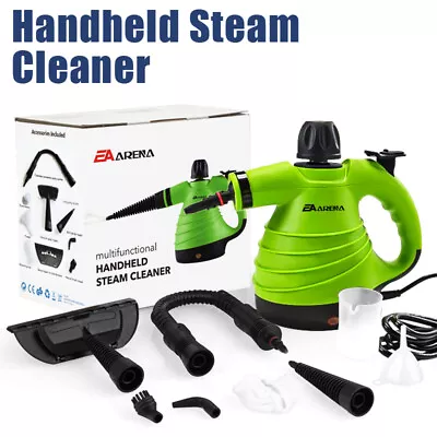 Steam Cleaner Electric Hand Held Portable Bathroom Kitchen Tile Multi Purpose • £26.99