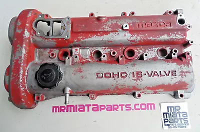 01-05 Mazda Miata OEM Valve Cam Cover VVT 1.8 NB 02 03 04 05 BP6D NB2 DOHC Red • $99.95