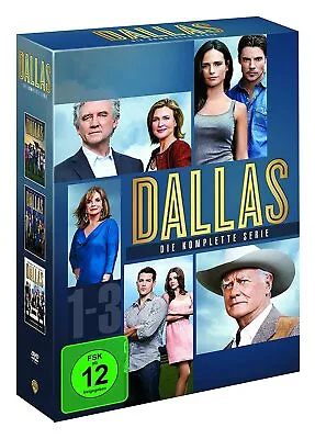 Dallas 2013 Season 1 2 3 Complete TV Series Larry Hagman 10 DVD Box Limited New • £43.82