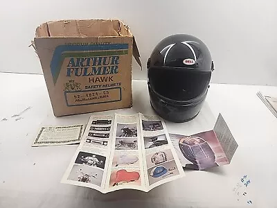 OEM 1979 Vintage Bell × Harley Davidson X-200 Motorcycle Helmet Black W/box • $179.99