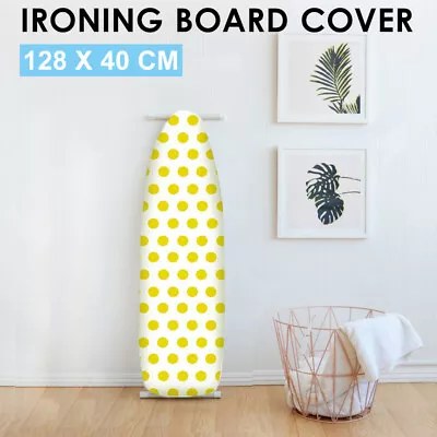 $10 • Buy Heat Retaining Felt Ironing Iron Board Cover Easy Fitted 128 X 40CM