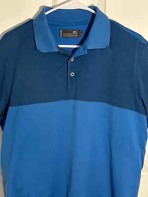 Mizuno Golf Polo Shirt Men’s Medium Pro Collection Blue 100% Cotton La Contenta • $16