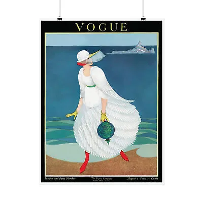 Vintage Vogue Magazine Cover 1916 - Reproduction Rolled Poster • $22.50