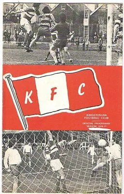 £1.80 • Buy Kingstonian V Croydon 1976/7