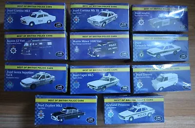 Best Of British Police Cars 1:43 Bnib. Various Models As Listed Sold Individualy • £18.75