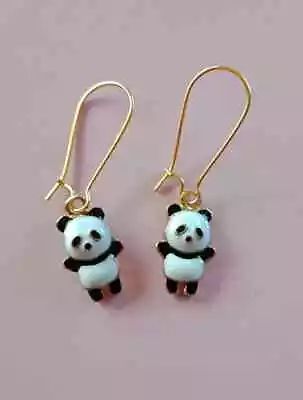 Panda Charm Dangle Earrings - Fashion Earrings • £6.22