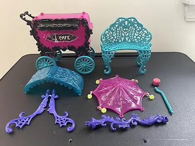 2012 Monster High Scaris City Cafe Cart Playset Replacement Accessories Parts • $9.99