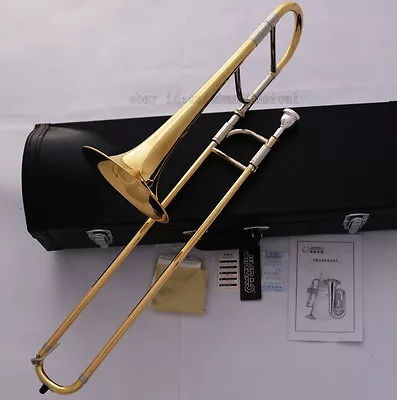 JINBAO Brand Children Gold Lacquer Alto Trombone Eb Horn Leather Case • $700